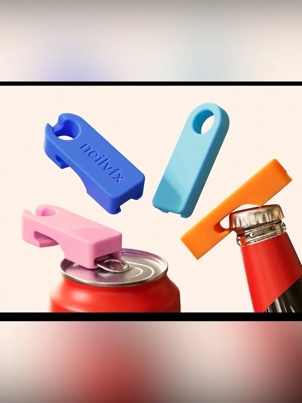 25ct Custom Can Bottle Opener Party Favor Business Swag 3D Print